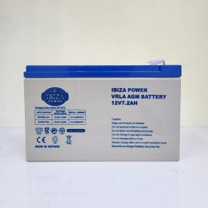 باتری ۷ آمپر ۱۲ ولت ایبیزا مدل 12V7.2AH ساخت ویتنام