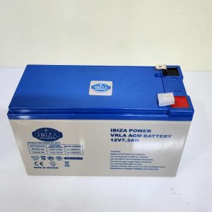 باتری ۷ آمپر ۱۲ ولت ایبیزا مدل 12V7.2AH ساخت ویتنام
