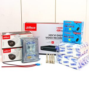 پکیج کامل دوربین مداربسته داهوا مدل HFW1200TP + دستگاه 1B04-I | قیمت و خرید