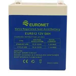 باتری یورونت EURONET 12V 5AH تایوانی | باتری خشک 12 ولت 5 آمپر با گارانتی