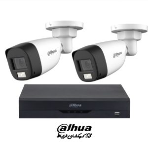 پک 2 عددی داهوا دید در شب رنگی HFW1200CLP-IL-A & XVR1B04-I