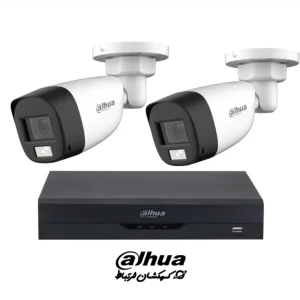 پک 2 عددی داهوا دید در شب رنگی HFW1200CLP-IL-A & XVR1B04-I